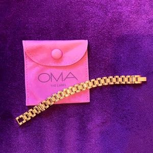 NWT OMA 💛 GOLD PLATED Timepiece Bracelet